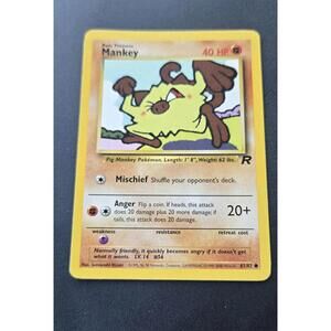 MANKEY - 61/82 - Team Rocket - Pokemon Card